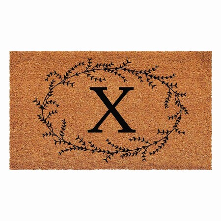 Calloway Mills Monogram Door Mat, Black, Natural, 24 in W x 36 in L 108362436X